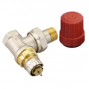 013G7017 Клапан терморегулирующий угловой RTR-N Ду25 никелированный вр Danfoss