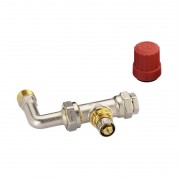 013G7039 Клапан терморегулирующий RTR-K Ду15 с уплотнительной втулкой  и отводом с накидной гайкой (А) Danfoss