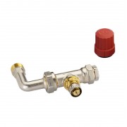 013G7042 Клапан терморегулирующий RTR-КE Ду15 с уплотнительной втулкой  и отводом с накидной гайкой (А) Danfoss