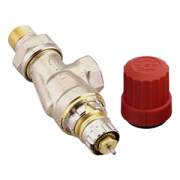 013G7048/013G0153 Клапан терморегулирующий угловой горизонтальный RTR-N/RA-N Ду15 никелированный UK версия вр Danfoss