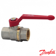 065B8207 Кран шаровой латунь Ду15 вр/вр полнопроходной рычаг Danfoss BVR