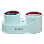 20199372 Vaillant Разделительный адаптер для перехода с 60/100 мм на Dn 80/80 мм RNC