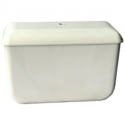 Бачок пластик высокорасположенный для унитаза белый в/к