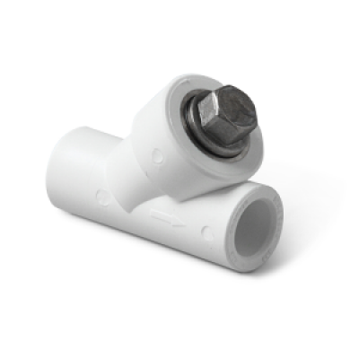 Фильтр PP-R сетчатый 25 сварка внутр/внутр белый Фильтр PP-R сетчатый 25 сварка внутр/внутр белый