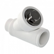 Фильтр PP-R сетчатый 32 сварка внутр/наруж белый 