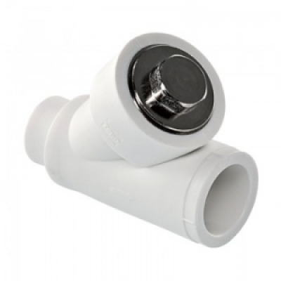 Фильтр PP-R сетчатый 32 сварка внутр/наруж белый Фильтр PP-R сетчатый 32 сварка внутр/наруж белый