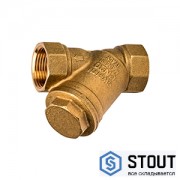 Фильтр сетчатый латунь Ду15 вр/вр STOUT 