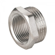 Футорка латунь никель Ду15х10 