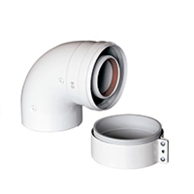 KHG71405971 BAXI Коаксиальный отвод 90 гр, HT KHG71405971 BAXI Коаксиальный отвод 90 гр, HT