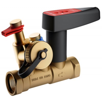 Клапан балансир ручн Ду15 Ру25 с изм/ниппелями и дренажом вр/вр Broen Ballorex Venturi FODRV 4355000H Клапан балансир ручн Ду15 Ру25 с изм/ниппелями и дренажом вр/вр Broen Ballorex Venturi FODRV 4355000H