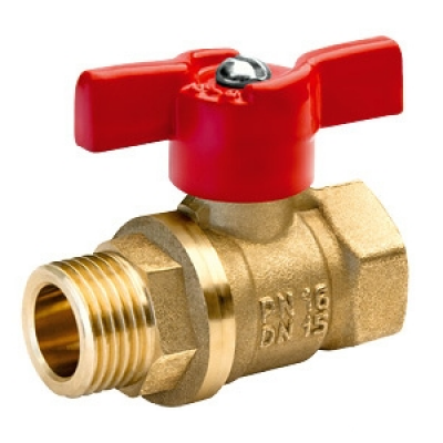 Кран шаровой латунь 11б27п1 А31/1 Ду20 вр/нр полнопроходной бабочка БАЗ Кран шаровой латунь 11б27п1 А31/1 Ду20 вр/нр полнопроходной бабочка БАЗ