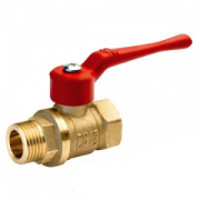 Кран шаровой латунь 11б27п1 Ду40 вр/нр рычаг 