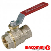 Кран шаровой латунь Ду20 вр/вр рычаг Giacomini R250D 