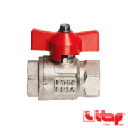 Кран шаровой латунь Ду20 вр/вр стандартнопроходной бабочка ITAP 118