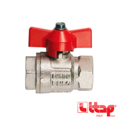 Кран шаровой латунь Ду20 вр/вр стандартнопроходной бабочка ITAP 118 Кран шаровой латунь Ду20 вр/вр стандартнопроходной бабочка ITAP 118