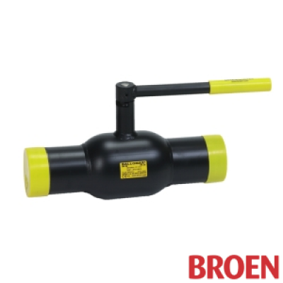 Кран шаровой сталь Ду25 Ру40 п/приварку Н/П рукоятка Broen 60.102 Кран шаровой сталь Ду25 Ру40 п/приварку Н/П рукоятка Broen 60.102