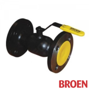 Кран шаровой сталь Ду50 Ру40 фл Н/П рукоятка Broen 60.103