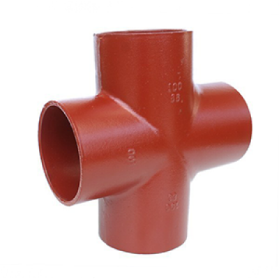 Крестовина чугун SML 1/плоскостн 100х100х100/88 б/раструбная Крестовина чугун SML 1/плоскостн 100х100х100/88 б/раструбная