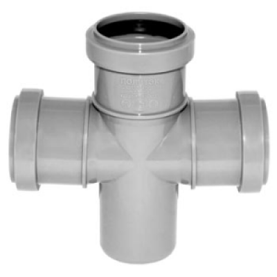 Крестовина ПП 110х110х110/90 1/плоскостн безнап в/к серая Крестовина ПП 110х110х110/90 1/плоскостн безнап в/к серая