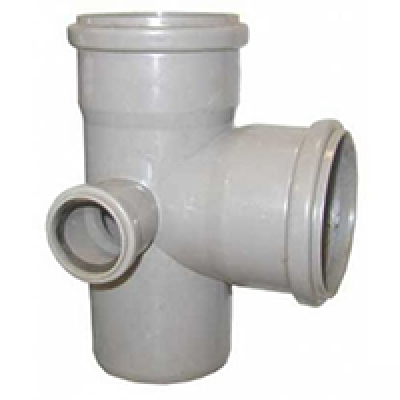 Крестовина ПП 110х110х50/90 2/плоскостн безнап правая в/к серая Политэк Крестовина ПП 110х110х50/90 2/плоскостн безнап правая в/к серая Политэк