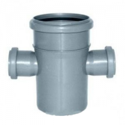 Крестовина ПП 110х50х50/90 1/плоскостн безнап в/к серая Политэк