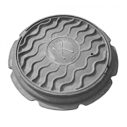 Люк чугун К канализационный Т (С250) тяжелый ГОСТ 3634-99 