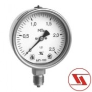 Манометр МП-100 (0-2,5 МПа) Дк100 G1/2" радиальный ЗТП 