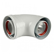 MT71410141 BAXI Коаксиальный отвод 90 гр для котлов ECO Classic, диам. 60/100 мм 