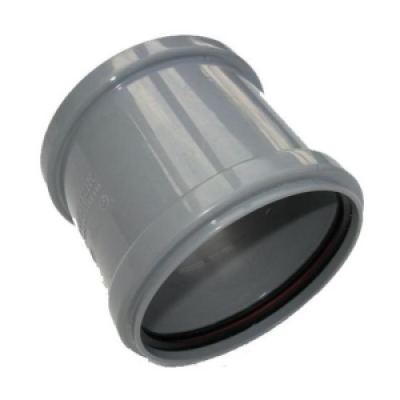 Муфта ремонтная ПП 50 2/раструбн безнап в/к серая Политэк Муфта ремонтная ПП 50 2/раструбн безнап в/к серая Политэк