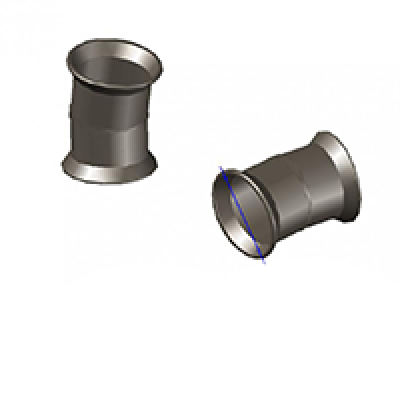 Отвод чугун ВЧШГ ОРГ Ду100 с ЦПП 10гр Тайтон Отвод чугун ВЧШГ ОРГ Ду100 с ЦПП 10гр Тайтон