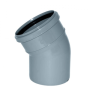 Отвод ПП 50/30 безнап в/к серый Политэк