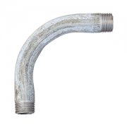 Отвод сталь гнутый оц Ду25 шовный резьбовой из труб по ГОСТ 3262-75