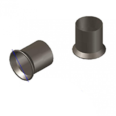 Патрубок раструб-гладкий конец чугун ВЧШГ ПРГ Ду100 с ЦПП с переходом на сталь Патрубок раструб-гладкий конец чугун ВЧШГ ПРГ Ду100 с ЦПП с переходом на сталь