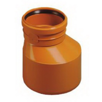 Переход НПВХ 200х110 эксцентрический безнап в/к коричневый Переход НПВХ 200х110 эксцентрический безнап в/к коричневый