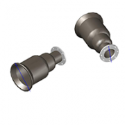 Переход раструб-фланец чугун ВЧШГ ХРФ Ду300х200 с ЦПП Тайтон 