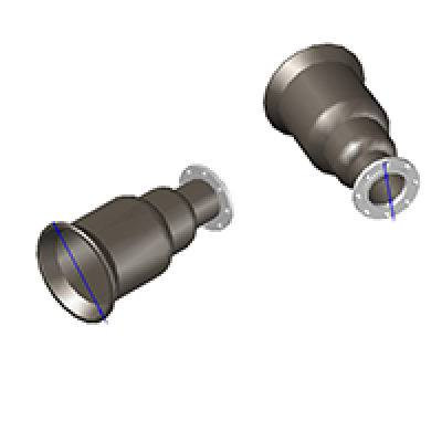 Переход раструб-фланец чугун ВЧШГ ХРФ Ду300х200 с ЦПП Тайтон Переход раструб-фланец чугун ВЧШГ ХРФ Ду300х200 с ЦПП Тайтон