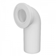 Присоединение к унитазу ПП 110/90 в/к белое Политэк