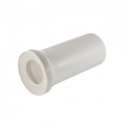 Присоединение к унитазу ПП 110 прямое в/к белое Политэк