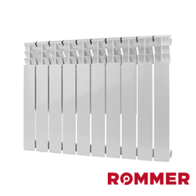 Радиатор биметаллический Optima Bm 500 6 секций RBM-0210-050006 ROMMER Радиатор биметаллический Optima Bm 500 6 секций RBM-0210-050006 ROMMER