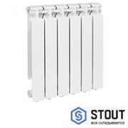 Радиатор биметаллический РБС 500 6 секций STOUT