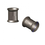 Раструб двойной чугун ВЧШГ ДР Ду150 с ЦПП Тайтон