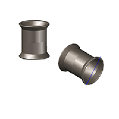 Раструб двойной чугун ВЧШГ ДР Ду150 с ЦПП Тайтон Раструб двойной чугун ВЧШГ ДР Ду150 с ЦПП Тайтон