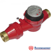 Счетчик г/в крыльчатый одноструйный ВСГН Ру16 Ду40 +150С L=300мм НР б/к Тепловодомер