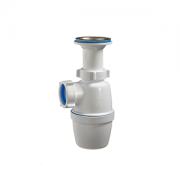 Сифон для двойной мойки A4009 бутылочный, без гофры Орио 