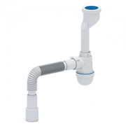 Сифон для писсуара U0115 с гибк/трубой 40х40/50 Ани