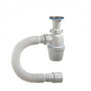 Сифон для умыв/мойки А-40029 1 1/2"х40 с гибк/трубой 40х40/50 Орио 