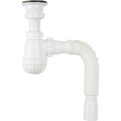 Сифон для умыв/мойки S0110 1 1/2"х40 с гибк/трубой 40х50 Акватер Сифон для умыв/мойки S0110 1 1/2"х40 с гибк/трубой 40х50 Акватер