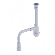 Сифон для умыв/мойки С1015 1 1/4"х40 с гибк/трубой 40х40/50 Ани 
