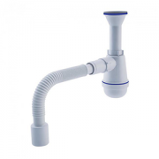 Сифон для умыв/мойки С2010 1 1/4"х40 с гибк/трубой 40х50 Ани 