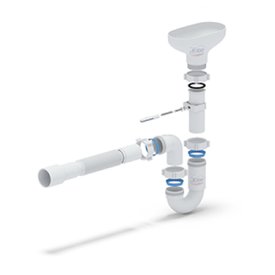 Сифон прямоточный с разрывом струи DR0115 1 1/2"х40 с гибк/трубой 40х40/50 Ани Сифон прямоточный с разрывом струи DR0115 1 1/2"х40 с гибк/трубой 40х40/50 Ани